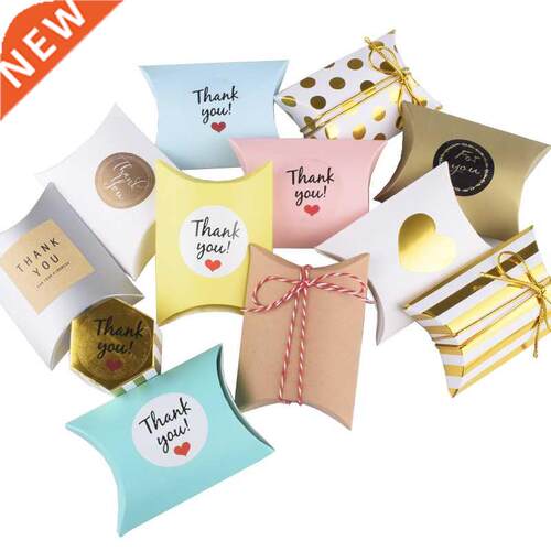 10/20/30pc Candy ox ag Crt Paper Pillow Shape Wedding Fa