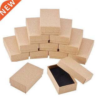 pandahall Cardboard Jewelry Set Box for Ring Necklace Rectan