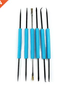 6pcs/lot Steel Solder Assist Repair Tool Set Electronic Comp