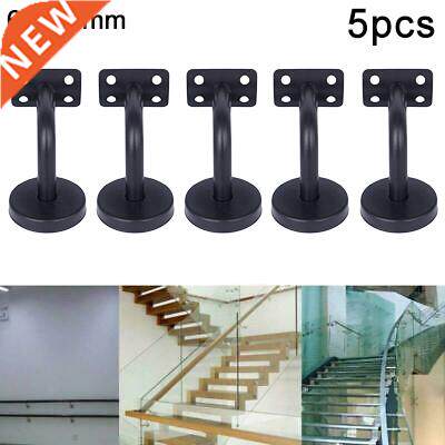 5pcs/Set 60*60mm Flat Wall Brackets Stainless Steel Curved H