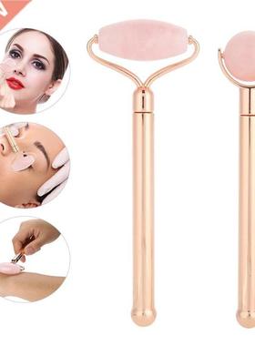 Jade visage minceur rouleau Massage du visage Anti-rides yeu