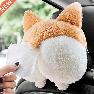 Cretive Corgi ss Tissue Box Soft Crtoon Pper Npkin Cse
