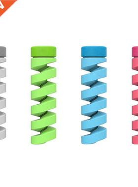 4 Pcs/lot Cable Protector Winder Data Line Case Rope Sleeve