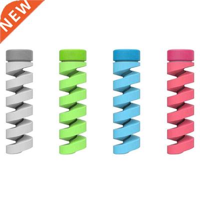 4 Pcs/lot Cable Protector Winder Data Line Case Rope Sleeve