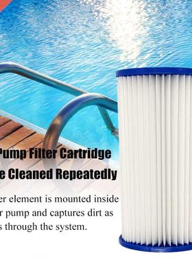 Swimming ool um Filte Catidge, Can Be Cleaned eeate
