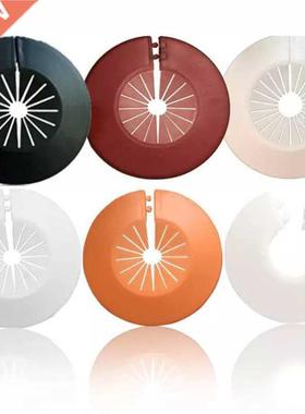 2pcs Round 4 Points Faucet ver Plate Plastic Wall Hole Decor