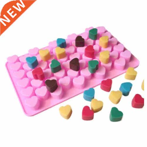 Pink 55 Even Heart-Shaped Non-Stick Silicone Cake Baking