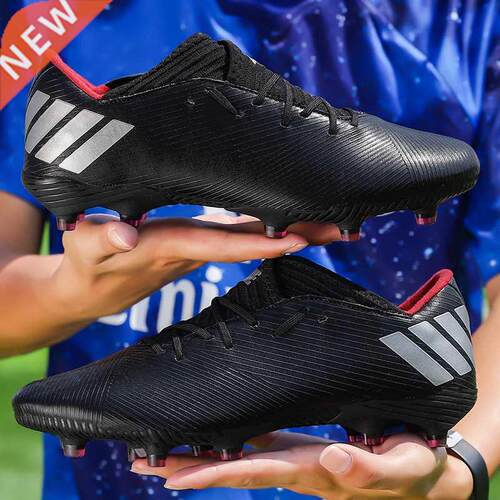 Professional Unisex Soccer oes Long Spikes TF Ankle Footba