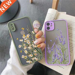 Butterfly Lavender Higan Flower Phone Case For iphone 6s 7 8