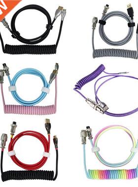 Mechanical Keyboard Aviator Coiled Cable Wire Type C USB Avi
