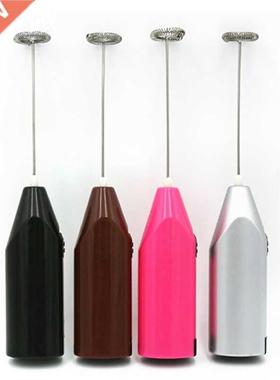 Mini Hndle Electric Stirrer Stinless Steel Egg Beter Drin