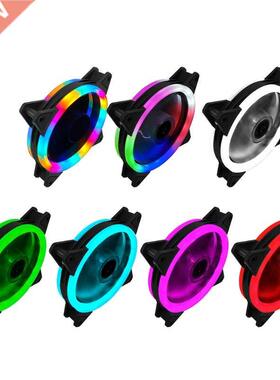 120mm Fan Silence Chassis High Airflow Low Profile LED CPU