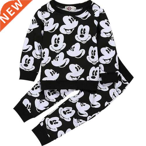 Baby Boys Girls Mickey Mouse Spring Autumn Clothing Toddler