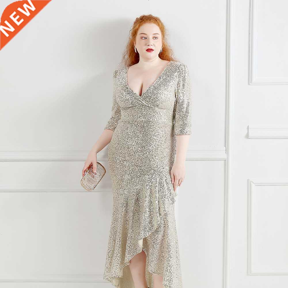 Plus Size Evening Dresses 大码胖码胖美人演出服宴会晚礼服礼服图片