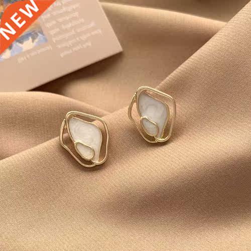 Korean Fashion Shell Acetate Geometric Irregular Enamel ud