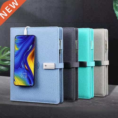 Multifunction Wireless Charging Notebook With 8000 MAH Power