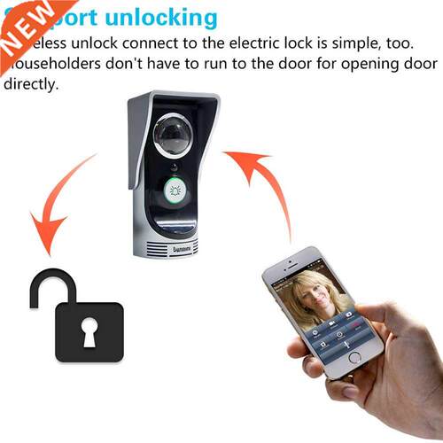 WIFI Doorbell Video Intercom Door Phone Wireless Digital Sma