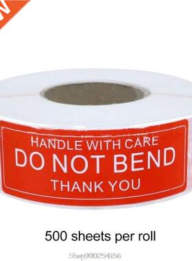 150 & 500Pcs/Roll Warning Sticker Handle With Care DO NO
