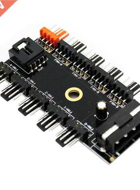 Computer/Pc Case Fan Controller Power Cable 1 Female to 10 M