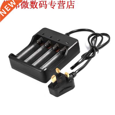 Black Color 4x 18650 4.2V 9800mAh Li-ion Rechargeable Lithiu