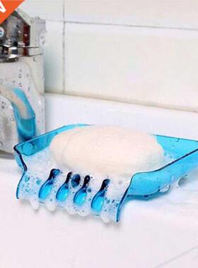 1PC Waterfall Soap Holder Non Slip Soap Box Toilet ower