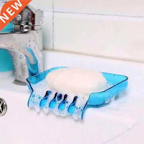 1PC Waterfall Soap Holder Non Slip Soap Box Toilet ower