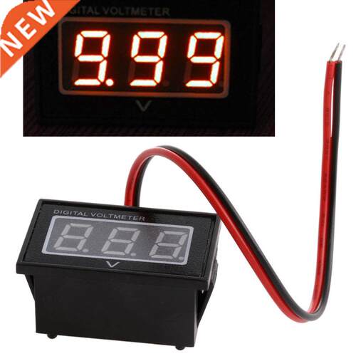 attery Meter DC 2.5-30V Gauge Voltmeter LED Red M15