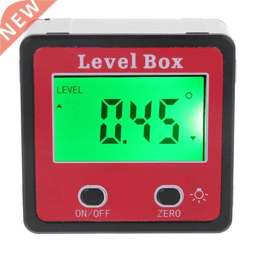 Digital Inclinometer Spirit Level Protractor Angle Gauge Met