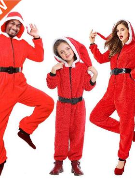 One Piece Hoodie Pajamas Jumpsuit Romper Holiday Pajamas