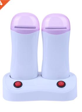 2pcs Electric Epilator Base Roll On Refillable Depilatory Wa