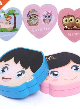 Spansh Englsh Color Wooden Baby Tooth Box Boy Grl Organz