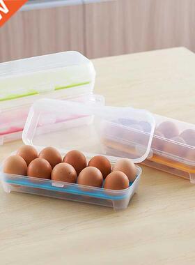 10 Grid Eggs Organizer Egg Storage Box Portable Egg Holder C