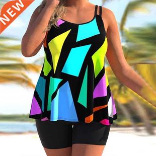 Bikini plus size big Swim suit Swimwear Swimsuit fat Women 7