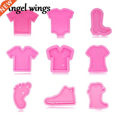 DY098 T-Shirt Mold, Boots/Shoes Baby Clothes Resin Epoxy Si