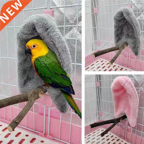 1 Pcs Soft Plush ird Hmock Winter Windproof ird Parrot C
