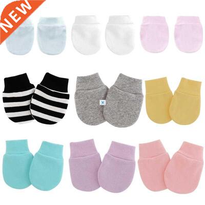 4 Pair/set Simple Cute Baby Knitting Mitten Newborn