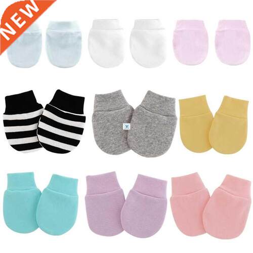4 Pair/set Simple Cute Baby Knitting Mitten Newborn