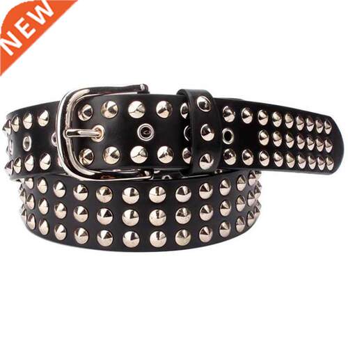 Big metal rivet belt women Round rivets Spike sequins belt p