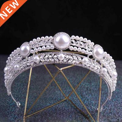 Fashion Tiara Bridal Crown For Women Retro Princess Headdres