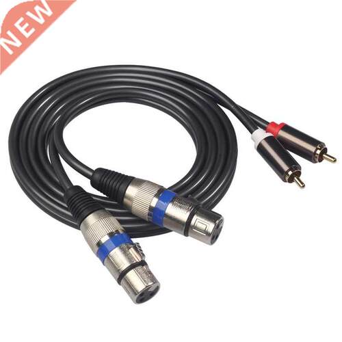 Xlr to rca Hifi Audio Cable 2 Rca Male to Xlr  Pin Female