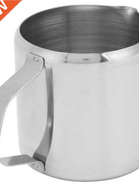 Milk Cup Milk Frothing Pitcher Stainless Steel Curved Invert