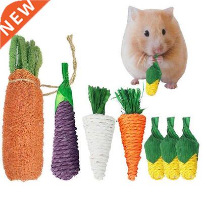 7PCS Rabbit Chew Toys Hamster Rabbit Chew Toy Bite Grind