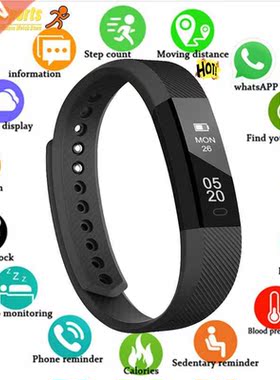 Smart Wristbands Fitness Tracker Smart Bracelet Men Pedomet