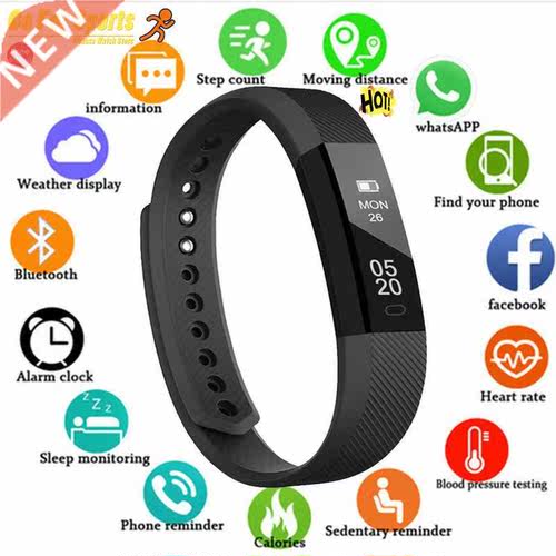 Smart Wristbands Fitness Tracker Smart Bracelet Men Pedomet