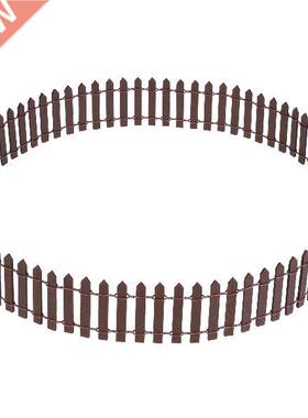 OUNONA 1PC Wood Micro Landscape Decoration Mini Fence