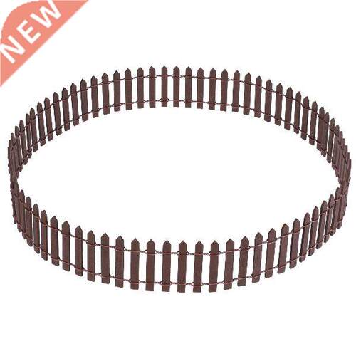 OUNONA 1PC Wood Micro Landscape Decoration Mini Fence