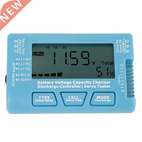 LCD Battery Voltmeter Balance Discharge Meter Battery Balanc