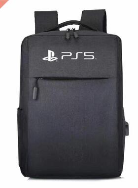 For PS5 Game Sytem Backpack Canvas Carry Bags Case Protecti