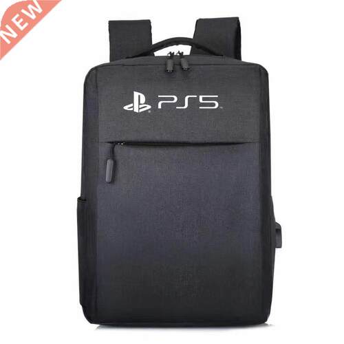 For PS5 Game Sytem Backpack Canvas Carry Bags Case Protecti