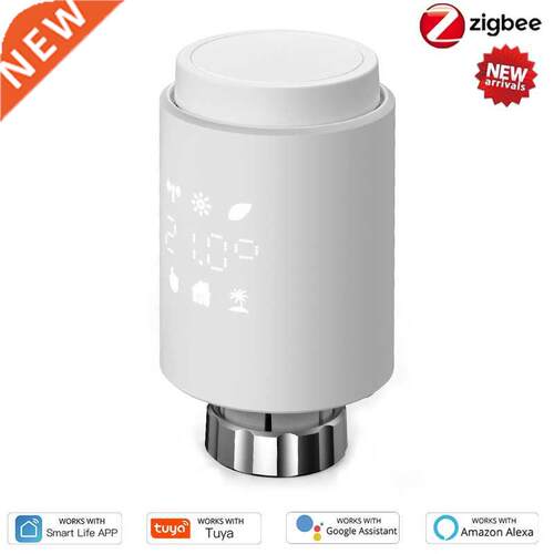 Tuya Smart ZigBee Radiator Actuator TRV TV02 Programmable LE